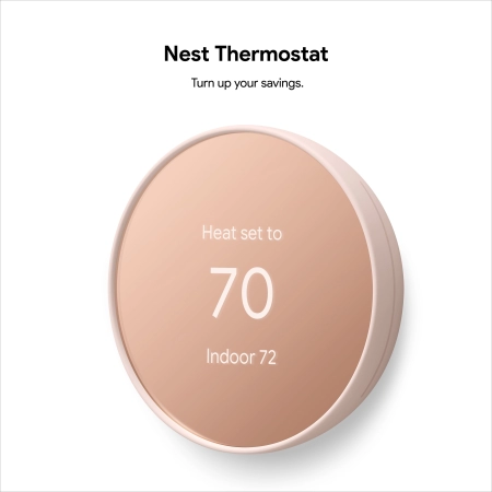 Google Nest Smart Thermostat - Sand